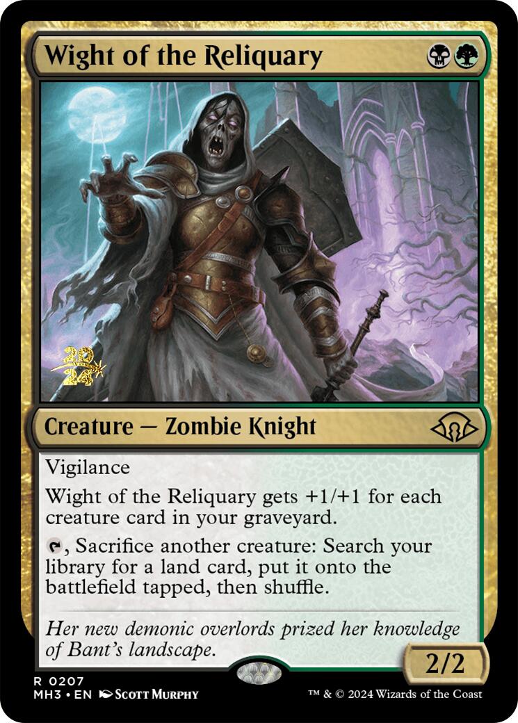 Wight of the Reliquary [Modern Horizons 3 Prerelease Promos] - The Mythic Store | 24h Order Processing