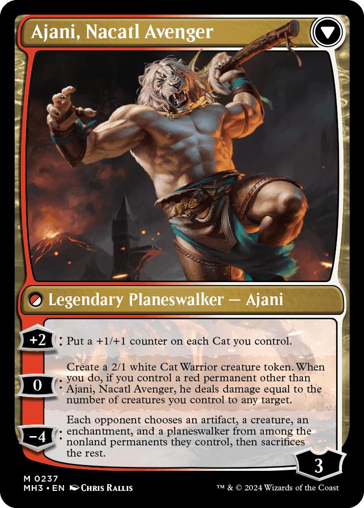 Ajani, Nacatl Pariah [Modern Horizons 3 Prerelease Promos] - The Mythic Store | 24h Order Processing