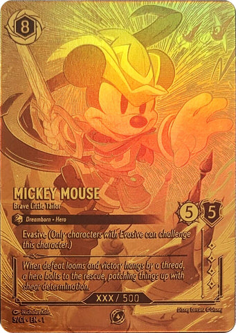 Mickey Mouse - Brave Little Tailor (Serial Numbered) (5) [Promo Cards] - The Mythic Store | 24h Order Processing