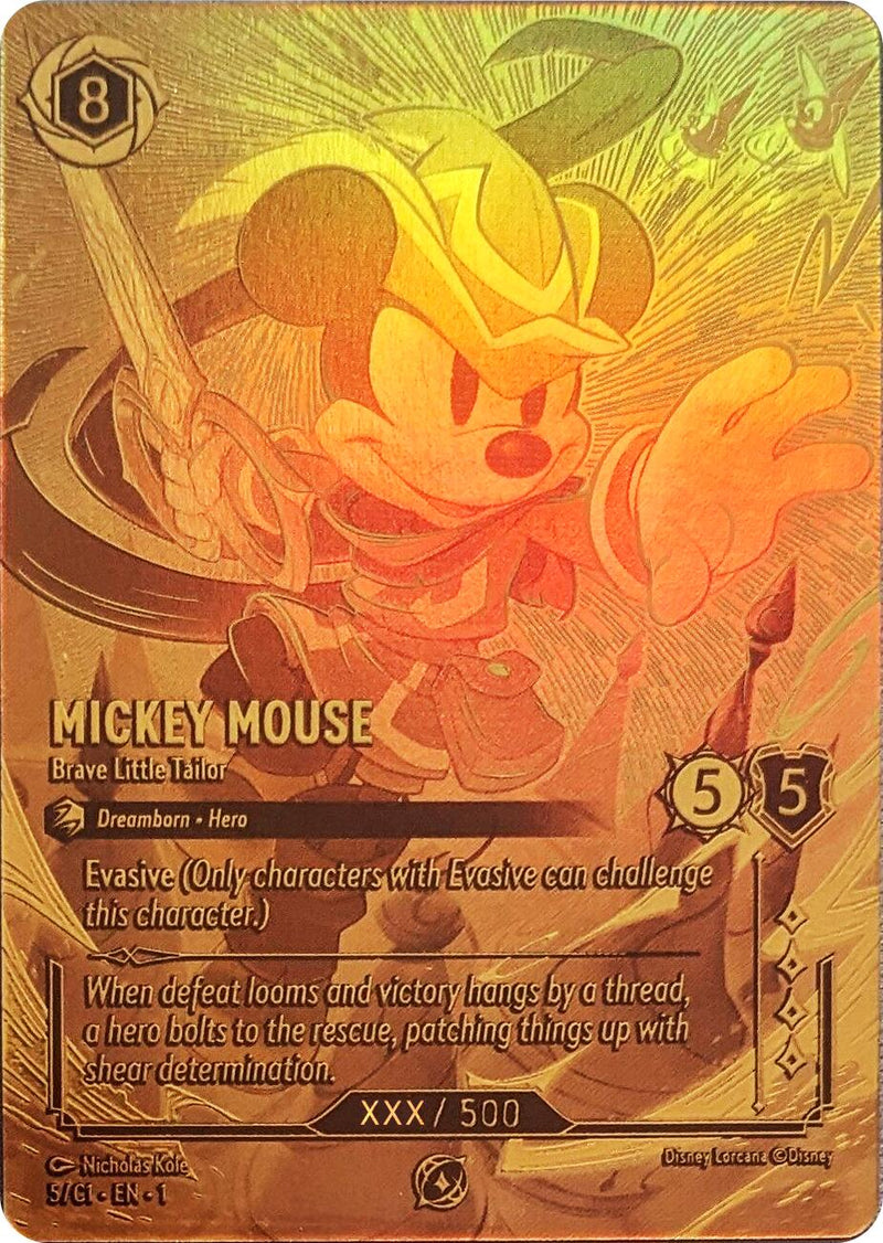 Mickey Mouse - Brave Little Tailor (Serial Numbered) (5) [Promo Cards] - The Mythic Store | 24h Order Processing