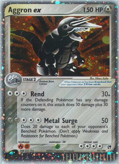 Aggron ex (95/100) [EX: Sandstorm] - The Mythic Store | 24h Order Processing