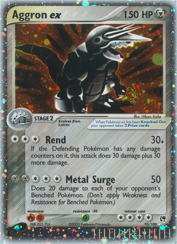 Aggron ex (95/100) [EX: Sandstorm] - The Mythic Store | 24h Order Processing