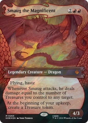 Smaug the Magnificent (Showcase) (Surge Foil) [The Hobbit] - The Mythic Store | 24h Order Processing