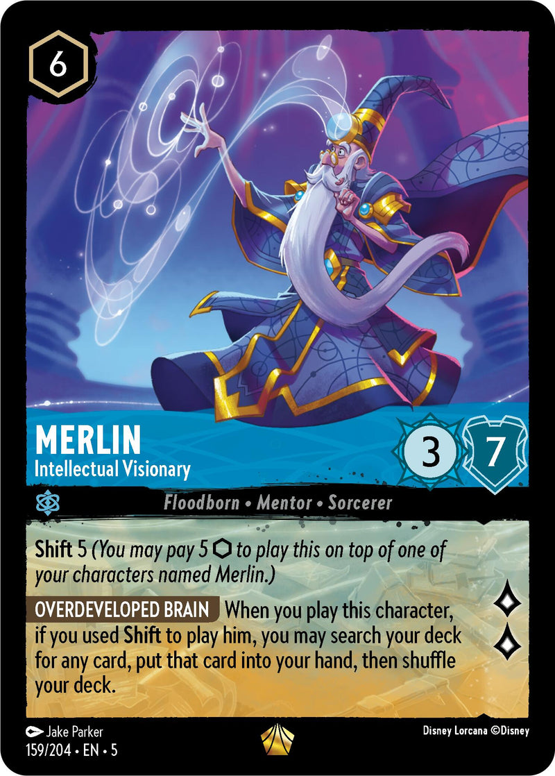 Merlin - Intellectual Visionary (159/204) [Shimmering Skies] - The Mythic Store | 24h Order Processing