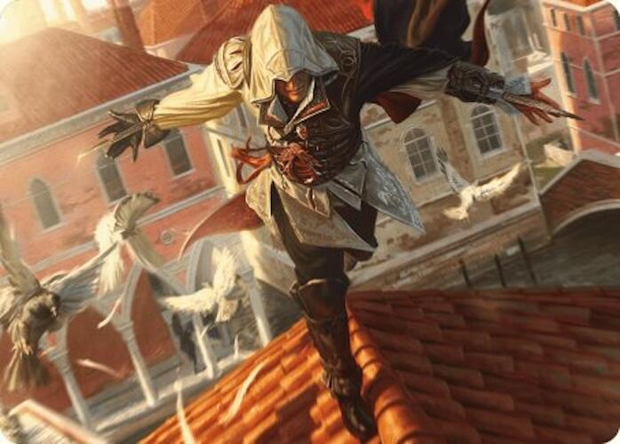 Ezio, Blade of Vengeance Art Card [Assassin's Creed Art Series] - The Mythic Store | 24h Order Processing