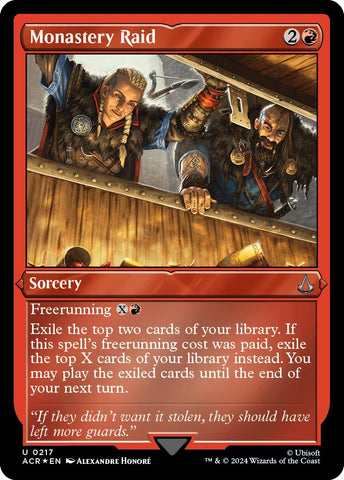 Monastery Raid (Foil Etched) [Assassin's Creed] - The Mythic Store | 24h Order Processing