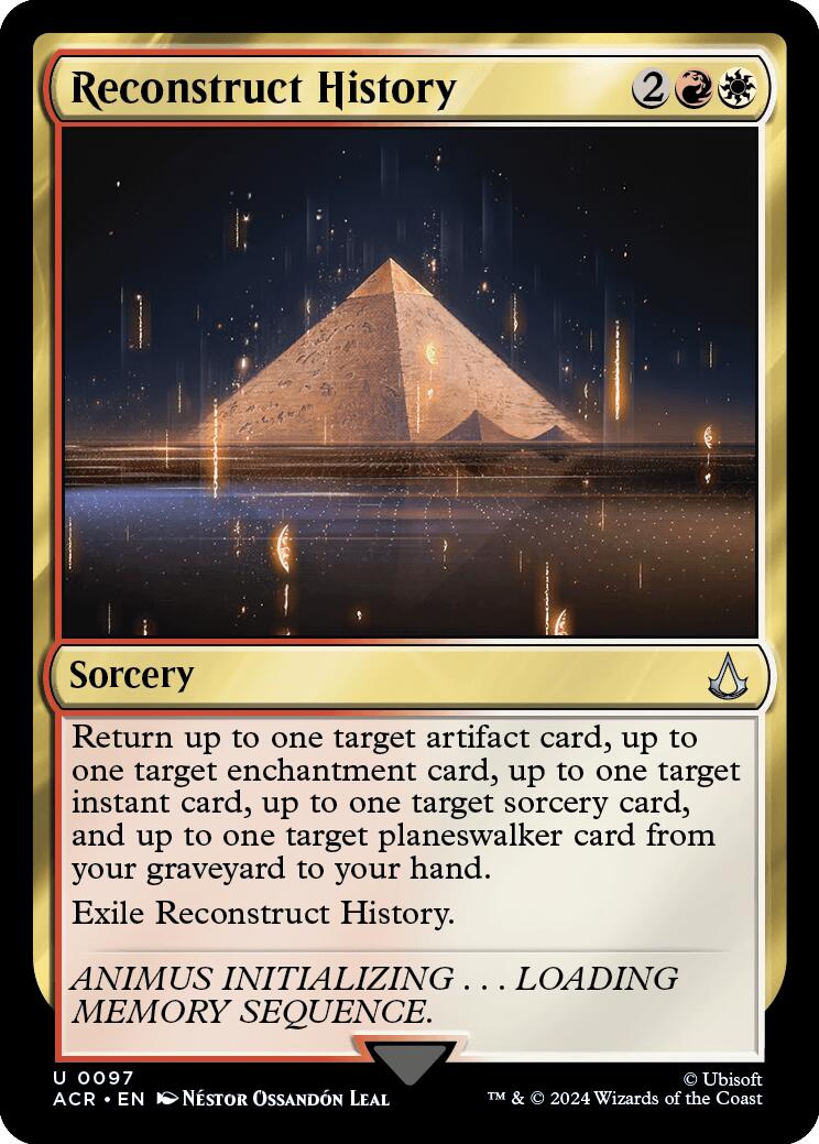 Reconstruct History [Assassin's Creed] - The Mythic Store | 24h Order Processing