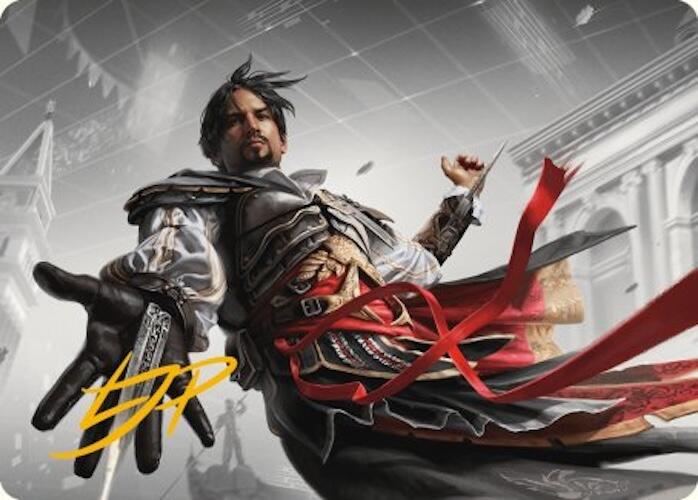 Ezio Auditore da Firenze Art Card (Gold-Stamped Signature) [Assassin's Creed Art Series] - The Mythic Store | 24h Order Processing