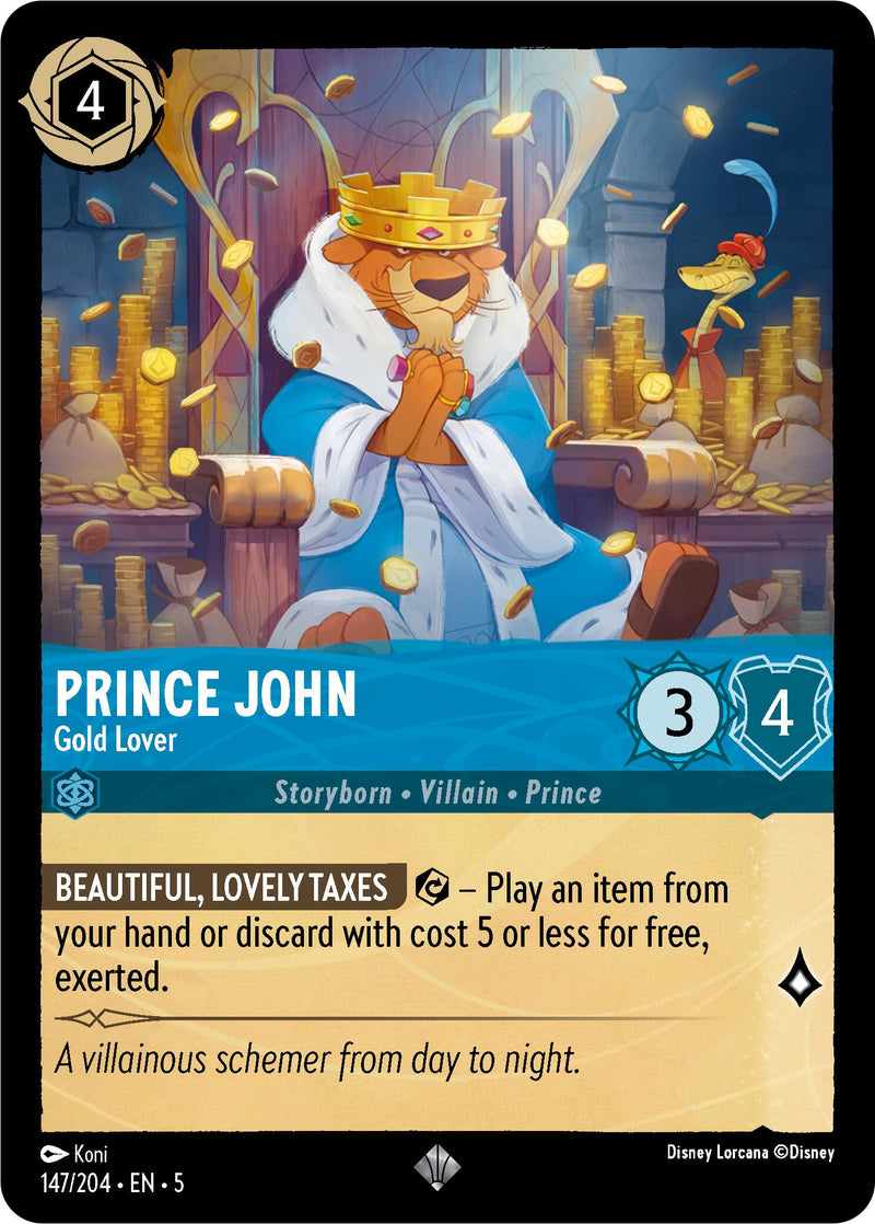 Prince John - Gold Lover (147/204) [Shimmering Skies] - The Mythic Store | 24h Order Processing