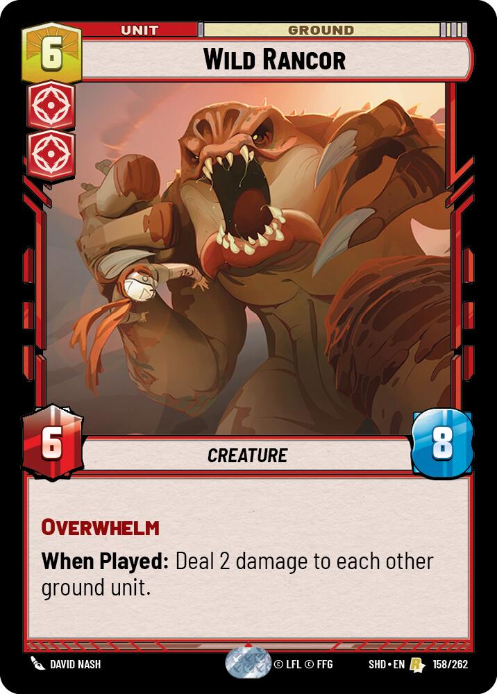 Wild Rancor (158/262) [Shadows of the Galaxy] - The Mythic Store | 24h Order Processing