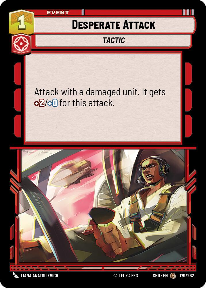 Desperate Attack (179/262) (179/262) [Shadows of the Galaxy] - The Mythic Store | 24h Order Processing
