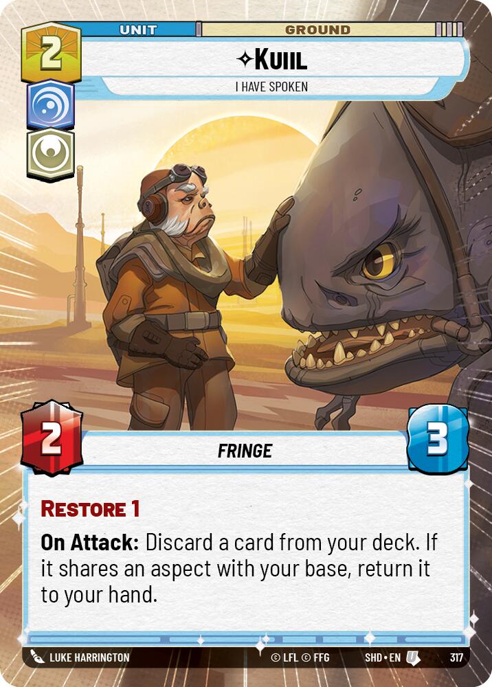 Kuiil - I Have Spoken (317) (Hyperspace) (317) [Shadows of the Galaxy] - The Mythic Store | 24h Order Processing