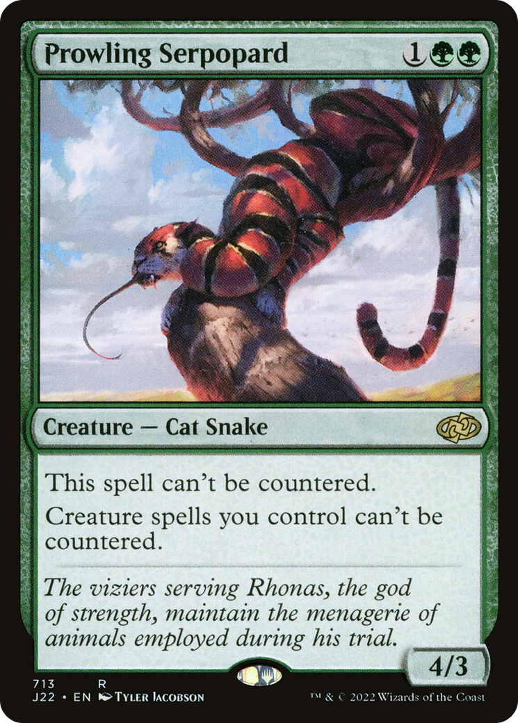 Prowling Serpopard [Jumpstart 2022] - The Mythic Store | 24h Order Processing
