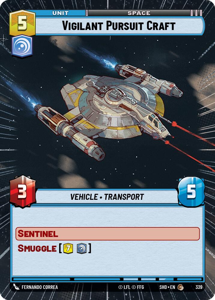Vigilant Pursuit Craft (339) (Hyperspace) (339) [Shadows of the Galaxy] - The Mythic Store | 24h Order Processing