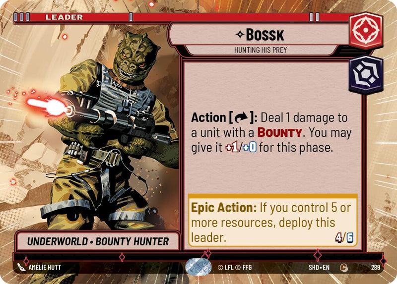 Bossk - Hunting His Prey (Hyperspace) (289) [Shadows of the Galaxy] - The Mythic Store | 24h Order Processing