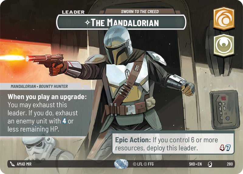 The Mandalorian - Sworn To The Creed (Showcase) (280) [Shadows of the Galaxy] - The Mythic Store | 24h Order Processing