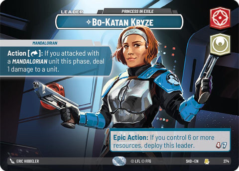 Bo-Katan Kryze - Princess in Exile (274) (Showcase) (274) [Shadows of the Galaxy] - The Mythic Store | 24h Order Processing