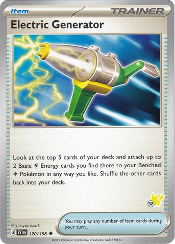 Electric Generator (170/198) (Pikachu Stamp #32) [Battle Academy 2024] - The Mythic Store | 24h Order Processing