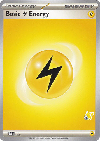 Basic Lightning Energy (004) (Pikachu Stamp #16) [Battle Academy 2024] - The Mythic Store | 24h Order Processing