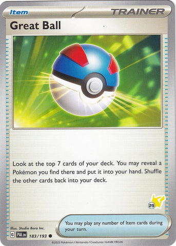 Great Ball (183/193) (Pikachu Stamp #29) [Battle Academy 2024] - The Mythic Store | 24h Order Processing