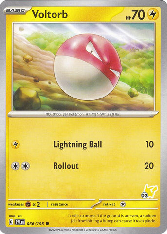 Voltorb (066/193) (Pikachu Stamp #30) [Battle Academy 2024] - The Mythic Store | 24h Order Processing