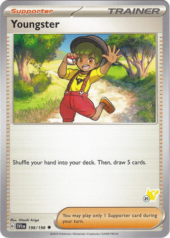 Youngster (198/198) (Pikachu Stamp #21) [Battle Academy 2024] - The Mythic Store | 24h Order Processing