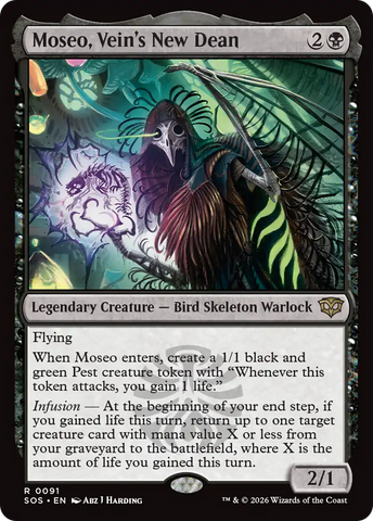 Moseo, Vein's New Dean [Secrets of Strixhaven] - The Mythic Store | 24h Order Processing