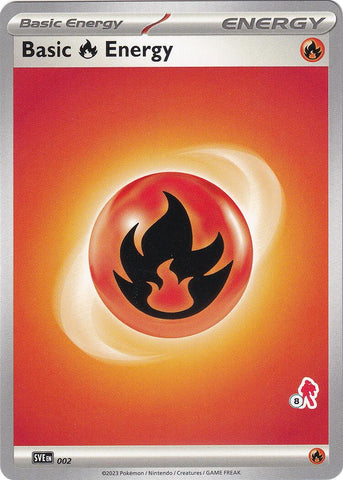 Basic Fire Energy (002) (Armarouge Stamp #8) [Battle Academy 2024] - The Mythic Store | 24h Order Processing