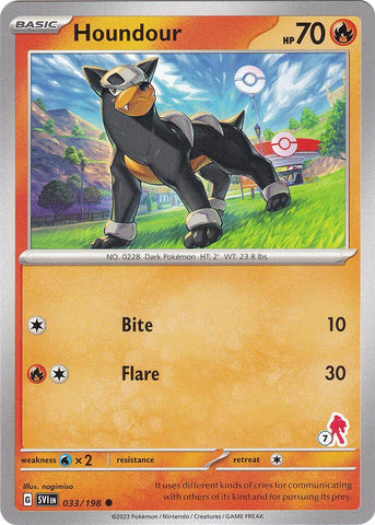 Houndour (033/198) (Armarouge Stamp #7) [Battle Academy 2024] - The Mythic Store | 24h Order Processing