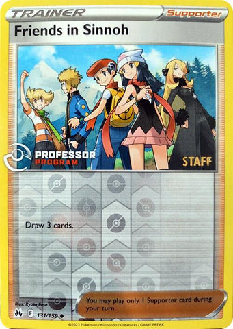 Friends in Sinnoh (131/159) (2023 Staff) [Professor Program Promos] - The Mythic Store | 24h Order Processing