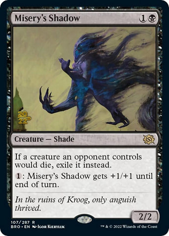 Misery's Shadow [The Brothers' War Prerelease Promos] - The Mythic Store | 24h Order Processing