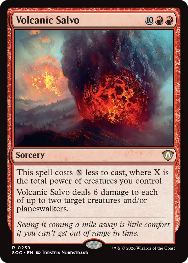 Volcanic Salvo [Secrets of Strixhaven Commander] - The Mythic Store | 24h Order Processing