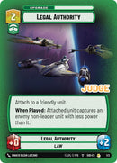 Legal Authority (1/2) (1/2) [Judge Promos] - The Mythic Store | 24h Order Processing