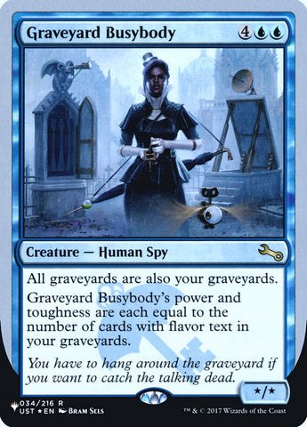 Graveyard Busybody (Unfinity Foil Edition) [The List] - The Mythic Store | 24h Order Processing