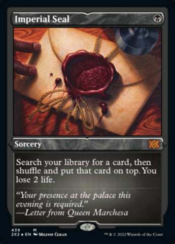 Imperial Seal (Foil Etched) [Double Masters 2022] - The Mythic Store | 24h Order Processing