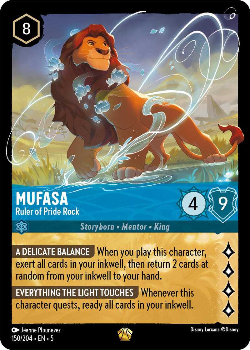 Mufasa - Ruler of Pride Rock (150/204) [Shimmering Skies] - The Mythic Store | 24h Order Processing