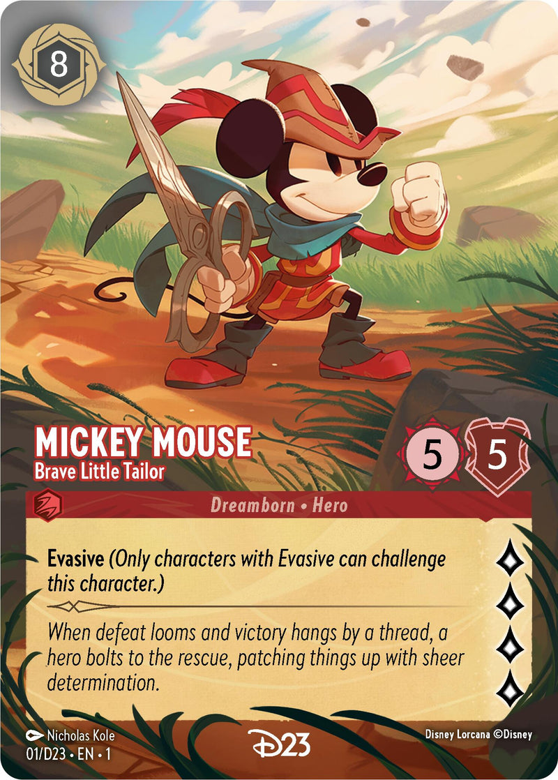 Mickey Mouse - Brave Little Tailor (Extended Art) (1) [D23 Promos] - The Mythic Store | 24h Order Processing