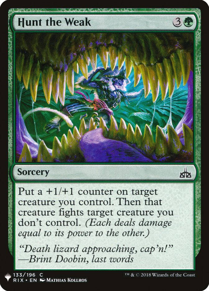 Hunt the Weak [Mystery Booster] - The Mythic Store | 24h Order Processing