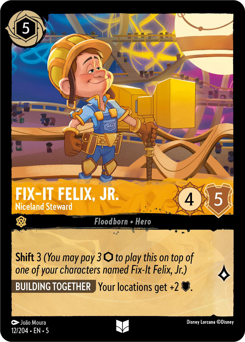 Fix-It Felix, Jr. - Niceland Steward (12/204) [Shimmering Skies] - The Mythic Store | 24h Order Processing