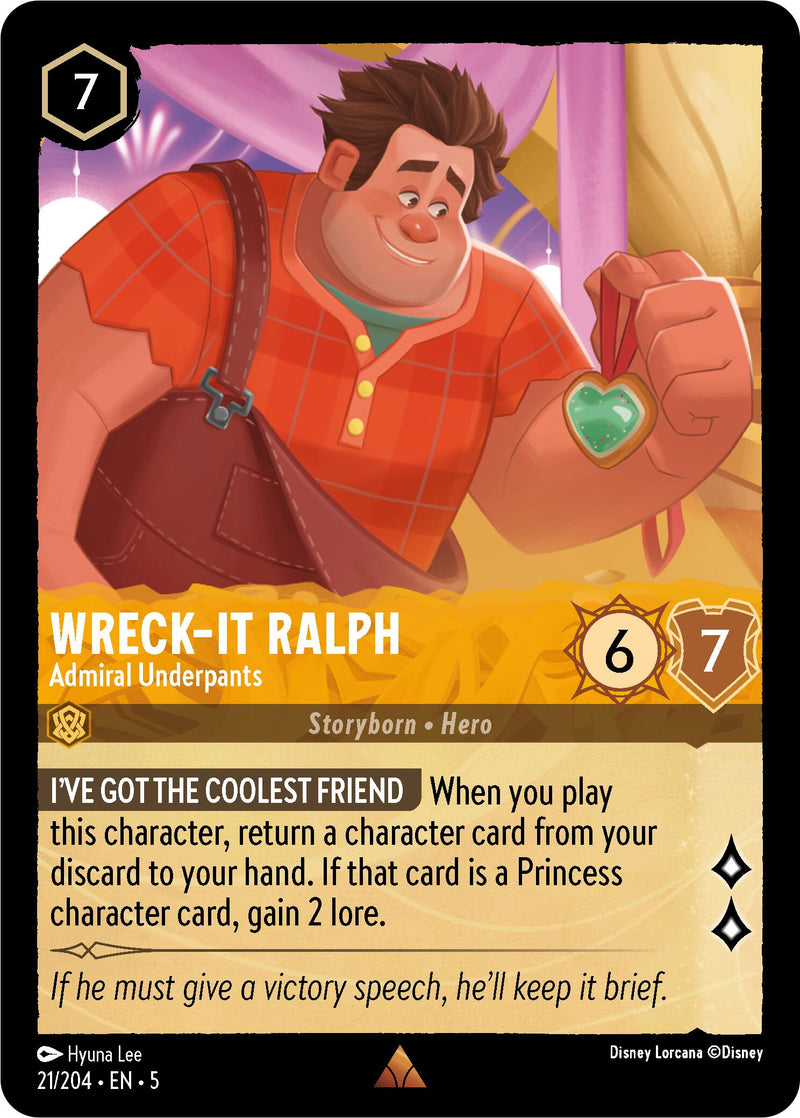 Wreck-It Ralph - Admiral Underpants (21/204) [Shimmering Skies] - The Mythic Store | 24h Order Processing