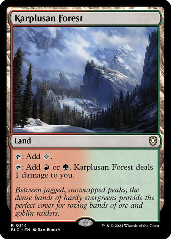 Karplusan Forest [Bloomburrow Commander] - The Mythic Store | 24h Order Processing