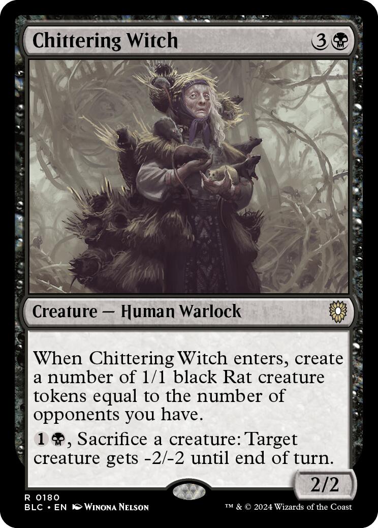 Chittering Witch [Bloomburrow Commander] - The Mythic Store | 24h Order Processing