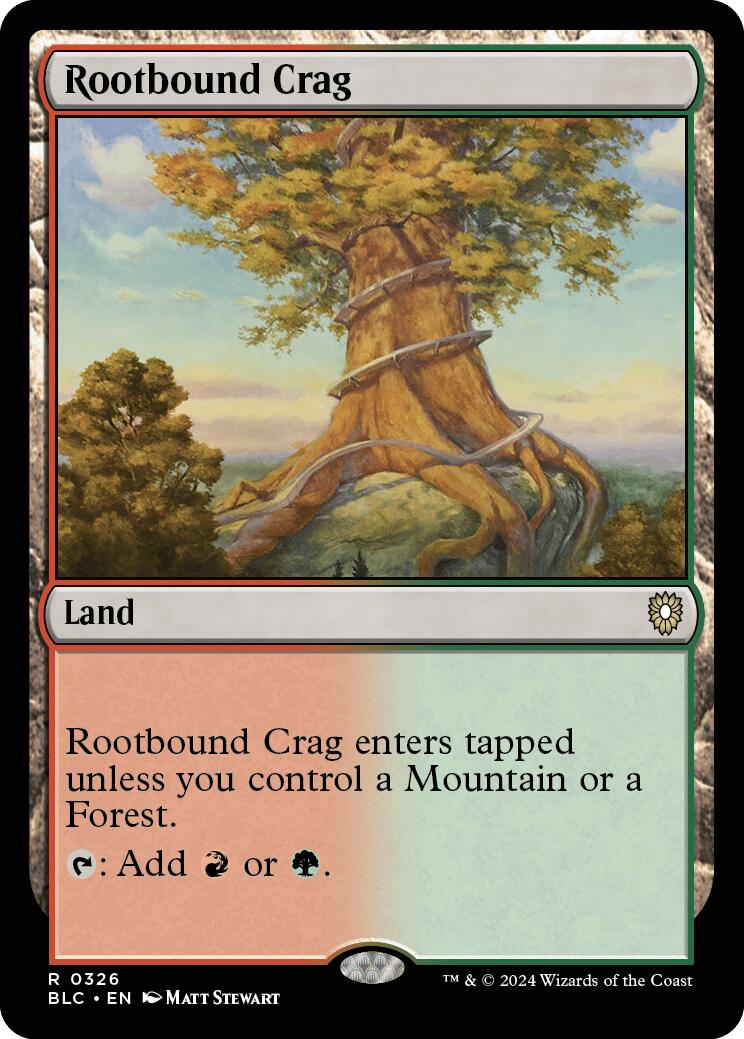 Rootbound Crag [Bloomburrow Commander] - The Mythic Store | 24h Order Processing