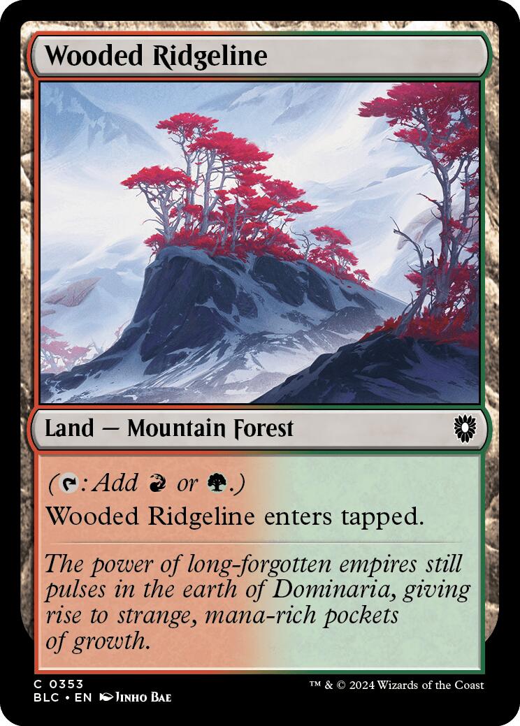 Wooded Ridgeline [Bloomburrow Commander] - The Mythic Store | 24h Order Processing