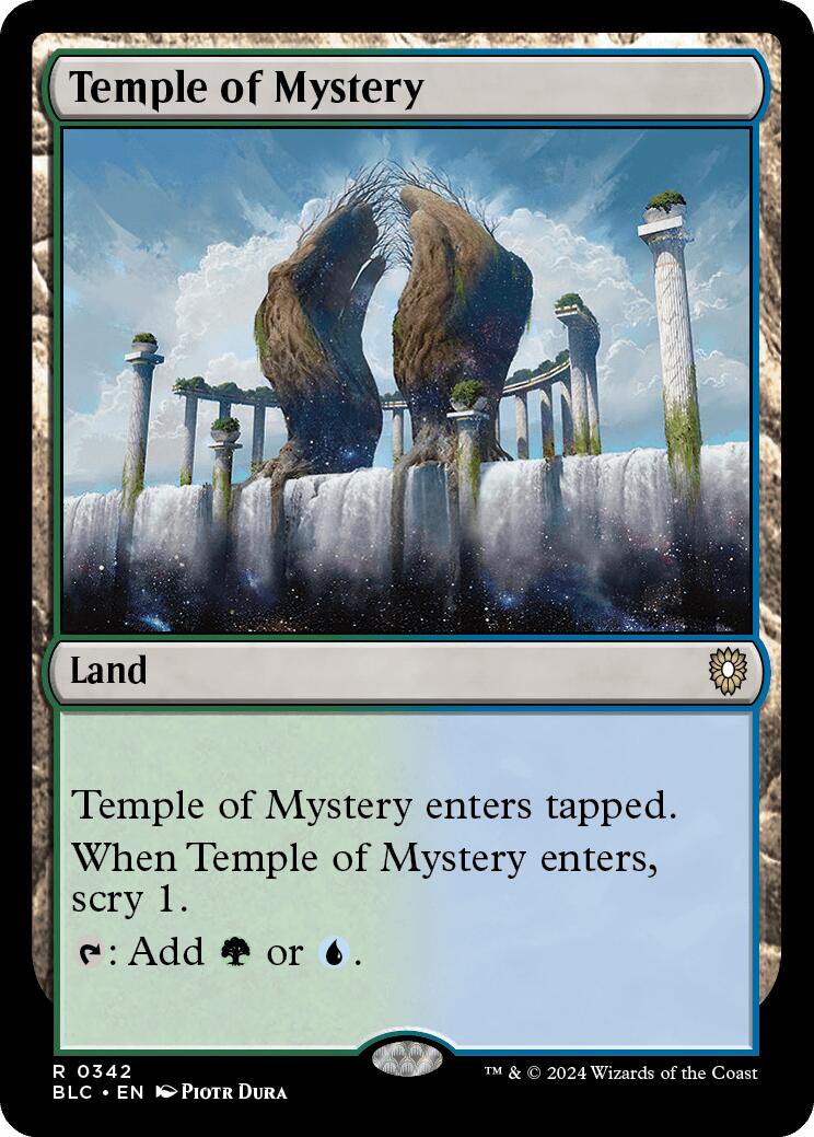 Temple of Mystery [Bloomburrow Commander] - The Mythic Store | 24h Order Processing