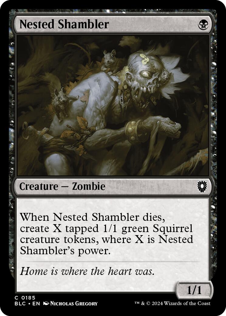 Nested Shambler [Bloomburrow Commander] - The Mythic Store | 24h Order Processing