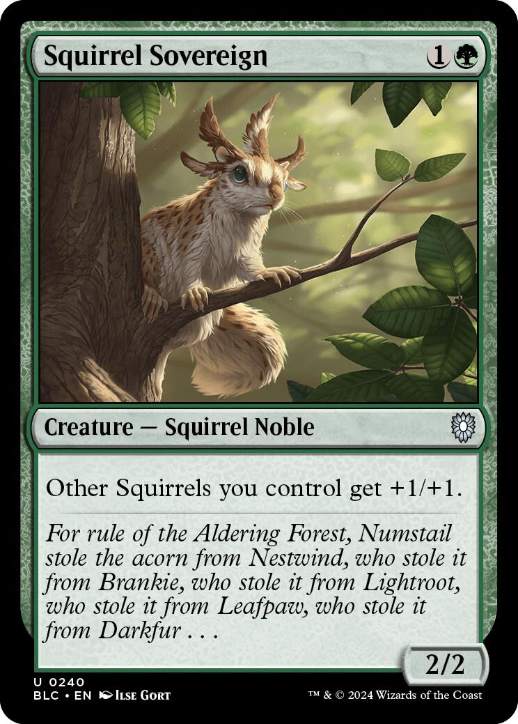 Squirrel Sovereign [Bloomburrow Commander] - The Mythic Store | 24h Order Processing