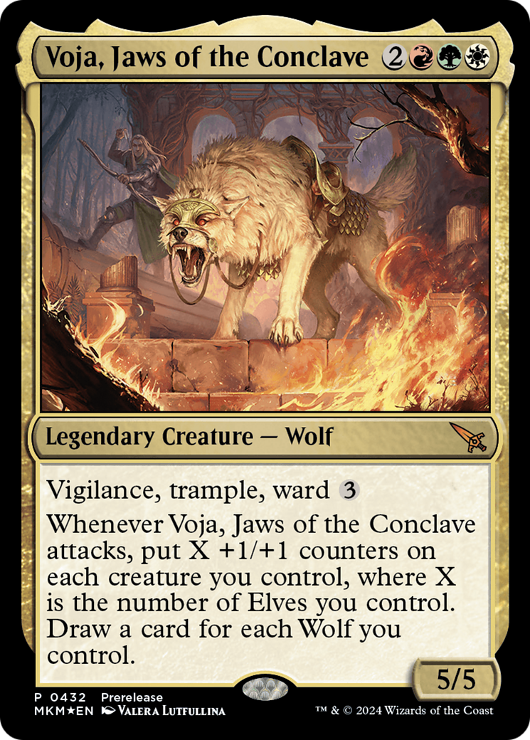Voja, Jaws of the Conclave [Murders at Karlov Manor Prerelease Promos] - The Mythic Store | 24h Order Processing