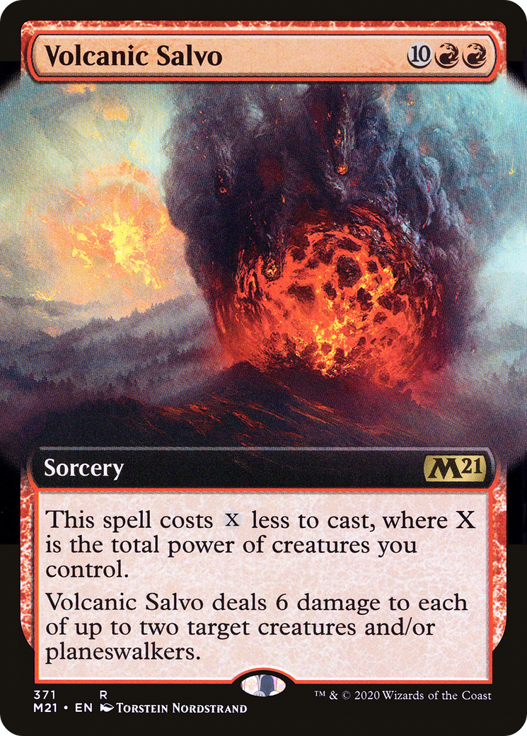Volcanic Salvo (Extended Art) [Core Set 2021] - The Mythic Store | 24h Order Processing