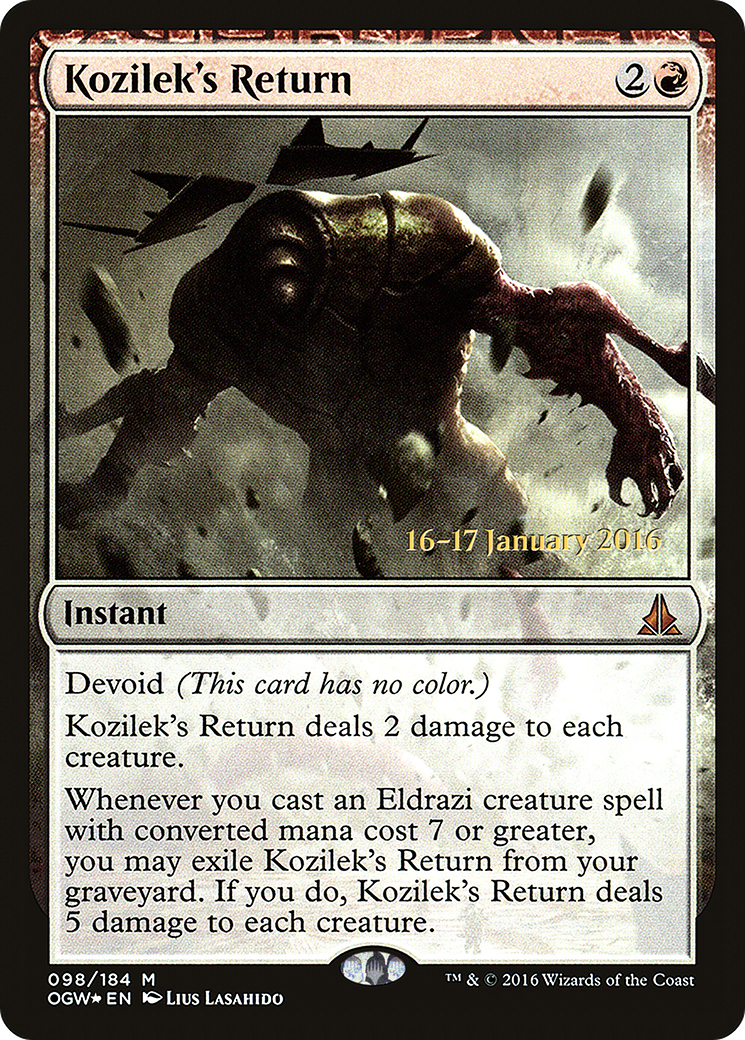 Kozilek's Return [Oath of the Gatewatch Prerelease Promos] - The Mythic Store | 24h Order Processing